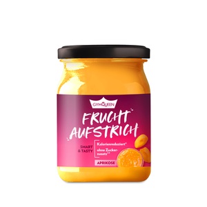 GYMQUEEN, Fruchtaufstrich - 235g - Aprikose, 