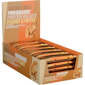 Probrands, Big Bite - 24x45g - Peanut/Toffee, PRO!BRANDS Protein BigBite Peanut & Toffee (24x45g)