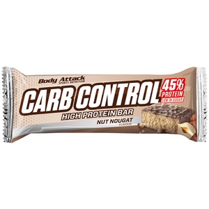 Body Attack, Carb Control - 15x100g - Nut Nougat, 
