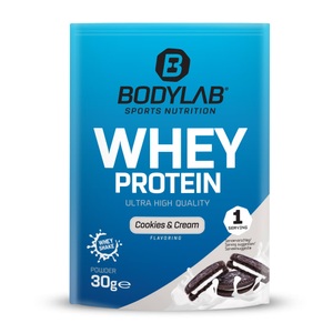 Bodylab24, Sachet Whey Protein - 30g - Cookies & Cream, Sachet Whey Protein - 30g - Cookies & Cream