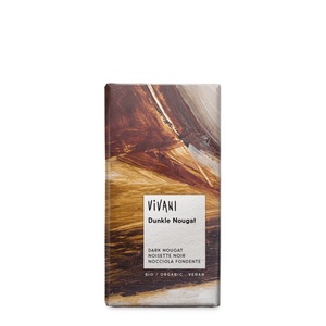 Vivani, Schokolade Dunkle Nougat Schokolade bio (100g), Dunkle Nougat Gianduja bio (100g)