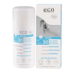 Eco Cosmetics, Eco Cosmetics Sonnenlotion Neutral LSF30, 100 ml, Sonnenlotion LSF 30 neutral bio (100ml)
