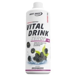 Best Body Nutrition, Best Body Nutrition Low Carb Vital Drink - Brombeere, Vital Drink Konzentrat - 1000ml - Blackberry