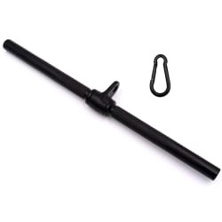 C.P. Sports, Bizeps-Trizeps-Stange mit Karabiner - Schwarz, Bizeps-Trizeps-Stange mit Karabiner - Schwarz
