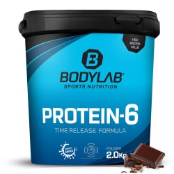 Bodylab24, Protein-6 - 2000g - Schokolade, Protein-6 - 2000g - Schokolade