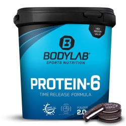 Bodylab24, Protein-6 - 2000g - Cookies & Cream, Protein-6 - 2000g - Cookies & Cream