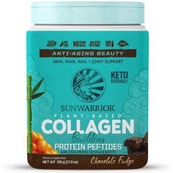 Sunwarrior, Collagen Building Protein Peptides - 500g - Chocolate Fudge, Collagen Building Protein Peptides - 500g - Chocolate Fudge