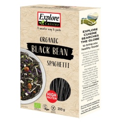 Explore Cuisine, Spaghetti schwarze Bohnen bio (200g), Explore Cuisine Bio Spaghetti aus Schwarzen Bohnen (200g)