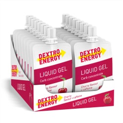 Dextro Energy, Liquid Gel - 18x60ml - Cherry + Caffeine, Liquid Gel - 18x60ml - Cherry + Caffeine