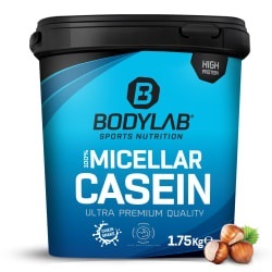 Bodylab24, Casein Micellar - 1750g - Haselnuss-Kakao, Casein Micellar - 1750g - Haselnuss-Kakao