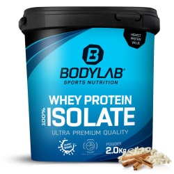 Bodylab24, Whey Protein Isolat - 2000g - Milchreis-Zimt, Whey Protein Isolat - 2000g - Milchreis-Zimt