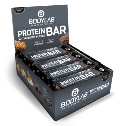 Bodylab24, Crispy Protein Bar - 12x65g - Chocolate, Crispy Protein Bar - 12x65g - Chocolate