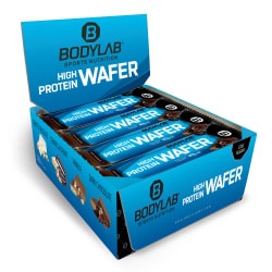 Bodylab24, High Protein Wafer - 12x40g - Dark Chocolate, High Protein Wafer - 12x40g - Dark Chocolate