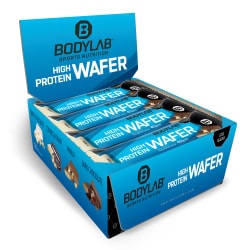 Bodylab24, High Protein Wafer - 12x40g - Vanilla Flavouring, High Protein Wafer - 12x40g - Vanilla Flavouring