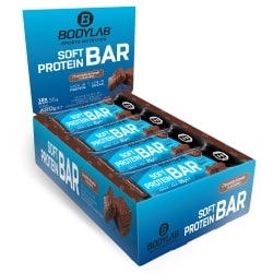Bodylab24, Soft Protein Bar - 12x35g - Brownie Flavoring, Soft Protein Bar - 12x35g - Brownie Flavoring