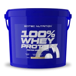 Scitec Nutrition, 100% Whey Protein Pulver - 5000g - Vanille, 100% Whey Protein Pulver - 5000g - Vanille