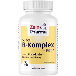 ZeinPharma, Super B-Komplex + Biotin (90 Kapseln), Super B-Komplex + Biotin (90 Kapseln)