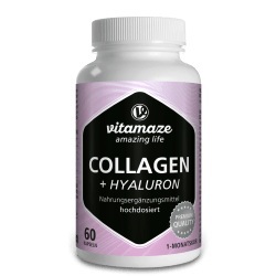 Vitamaze GmbH, Vitamaze Collagen + Hyaluron hochdosiert, Vitamaze Collagen + Hyaluron hochdosiert