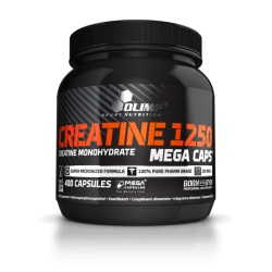Olimp, Creatine Mega Caps 1250 (400 Kapseln), Olimp Creatine Monohydrate Mega Caps (400 Stk)
