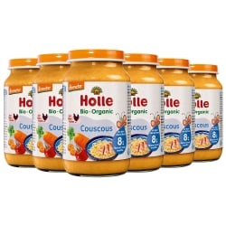 Holle, Holle Menü Gläschen, Couscous - 6x220g - Demeter, ab dem 8. Monat