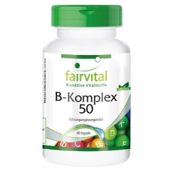 Fairvital, B-Komplex 50 (90 Kapseln), B-Komplex 50 (90 Kapseln)