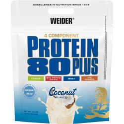 Weider, Weider Protein 80 Plus, Kokosnuss, Pulver, Protein 80 Plus - 2000g - Kokos