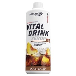 Best Body Nutrition, Vital Drink Zerop - 1000ml - Eistee Zitrone, 