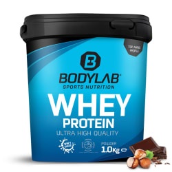 Bodylab24, Whey Protein - 1000g - Haselnuss-Schokolade, Whey Protein - 1000g - Haselnuss-Schokolade
