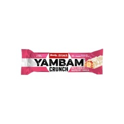 Body Attack, YamBam Crunch - 15x55g - White Chocolate Raspberry Vanilla, YamBam Crunch - 15x55g - White Chocolate Raspberry Vanilla