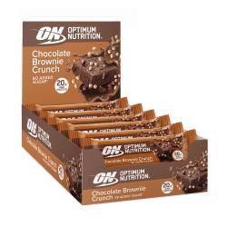 Optimum Nutrition, Crunch Bar - 10x65g - Chocolate Brownie, Optimum Nutrition Protein Bars Chocolate Brownie Crunch