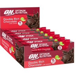 Optimum Nutrition, Plant Protein Bar - 12x60g - Double Chocolate, 