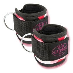 C.P. Sports, Premium Fußschlaufen Paar - Camouflage Pink, Premium Fußschlaufen Paar - Camouflage Pink