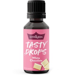 GYMQUEEN, Tasty Drops - 30ml - Weiße Schokolade, Tasty Drops - 30ml - Weiße Schokolade