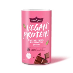 GYMQUEEN, Vegan Protein - 1000g - Schokolade, Vegan Protein - 1000g - Schokolade