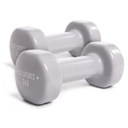 C.P. Sports, Gymnastikhanteln Paar - 3kg - Hellgrau, Gymnastikhanteln Paar - 3kg - Hellgrau