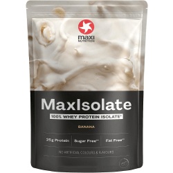 MaxiNutrition, 100% Whey Protein Isolat - 1000g - Banane, MaxIsolat - 1000g - Banana