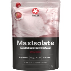 MaxiNutrition, 100% Whey Protein Isolat - 1000g - Erdbeere, MaxIsolat - 1000g - Strawberry