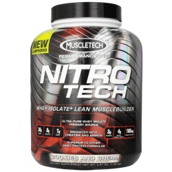 MuscleTech, Nitro-Tech Performance Series - 1800g - Cookie-Creme, Nitro-Tech Performance Series - 1800g - Cookie-Creme