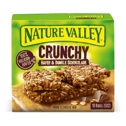 Nature Valley, Crunchy Hafer & Dunkle Schokolade (5x42g), Nature Valley Crunchy Knuspriger Müsliriegel