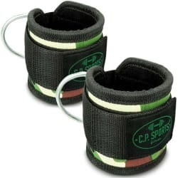 C.P. Sports, Premium Fußschlaufen Paar - Camo Grün, Premium Fußschlaufen Paar - Camo Grün