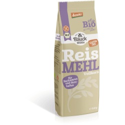 Bauckhof, Bauckhof Bio Reis Mehl, Bauckhof demeter Reismehl Vollkorn, glutenfrei