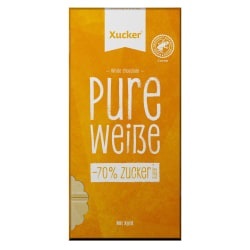 undefined, Xucker Weiße Xylit-Schokolade 35%, Weiße Xylit-Schokolade mit 35 % Kakao (80g)