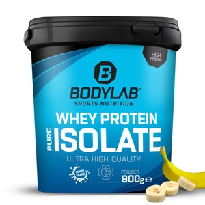 Bodylab24, Whey Protein Isolat - 900g - Banana