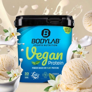 Bodylab24, Vegan Protein - 1000g - Vanilla Soft Ice