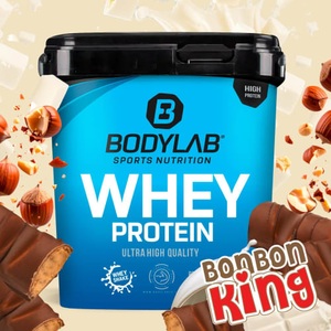 Bodylab24, Whey Protein - 2000g - Milk Chocolate Hazelnut Wafer