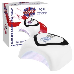 Ronney Professional, Ronney Professional Rose Nagellampe LED 24W/48W Schwarz, 