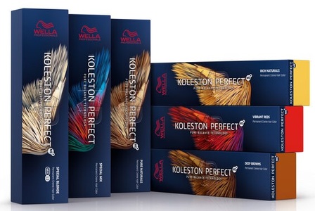 Wella, Koleston - Vibrant Reds 5/43: hellbraun rot-gold, Wella Professionals Koleston Perfect ME+ VIBRANT REDS 5/43 light brown red-gold 60ml