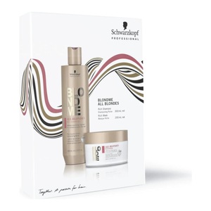 Schwarzkopf Professional, Schwarzkopf Professional BlondMe Xmas Box Rich 300 ml + 200 ml, Schwarzkopf Professional BlondMe Xmas Box Rich 300 ml + 200 ml