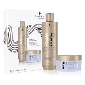 Schwarzkopf Professional, Schwarzkopf Professional BlondMe Xmas Box Cool 300 ml + 200 ml, Schwarzkopf Professional BlondMe Xmas Box Cool 300 ml + 200 ml