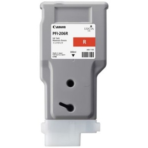 Canon, Canon Tintenpatrone PFI-206R Original Rot 5309B001AA Druckerpatrone, Canon Tintenpatrone, rot, PFI-206R, (300ml)